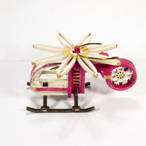 Новогодняя игрушка: Вертолет малый 4010 - Idh фото 2