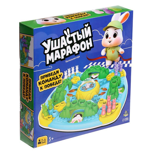 Настольная игра ходилка Ушастый марафон, 2-4 игрока, 5+ - Лас играс kids фото 8