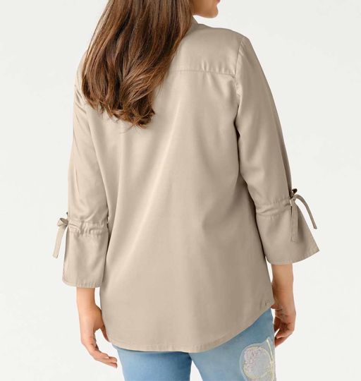 Блузка, бежевая - Patrizia dini фото 8