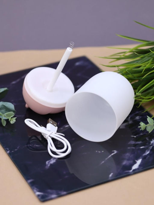 Настольный увлажнитель воздуха "Bear", pink, (портативный, USB)