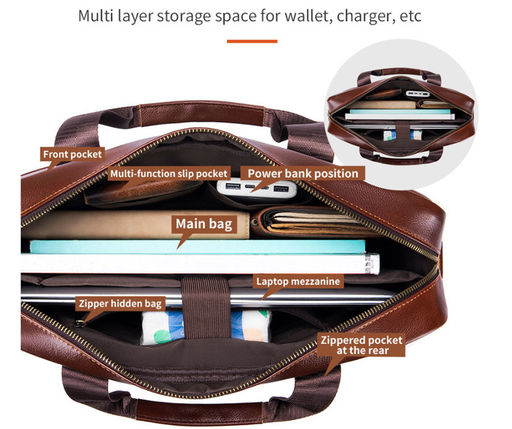 Сумка SW-91502-Brown - Ferro фото 9