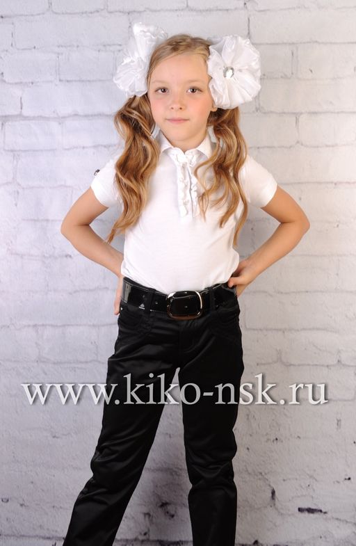 2832Y-5 Брюки школьные для девочки на флисе KANDY - Kiko фото 2