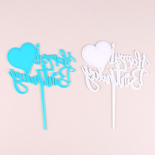 Набор топперов С днём рождения. Русалочка, 2 шт. - Страна карнавалия фото 3