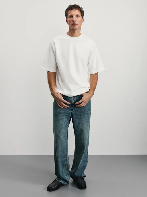 Футболка из смесового хлопка / Zarina фото 2