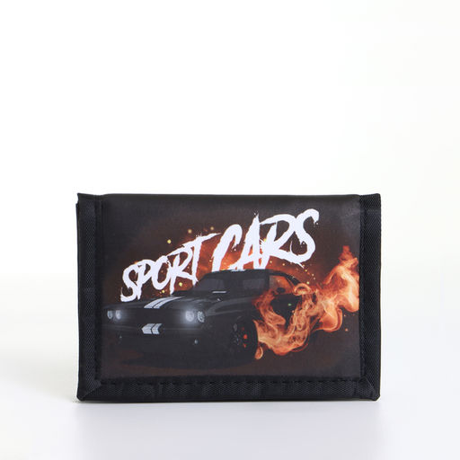 Кошелёк детский на липучке «Выбражулька», чёрный