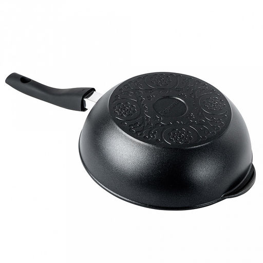 Сотейник с антипригарным покрытием д26см "Классик", h8,2см, s0,4см, съемная ручка из термостойкого пластика (Россия)