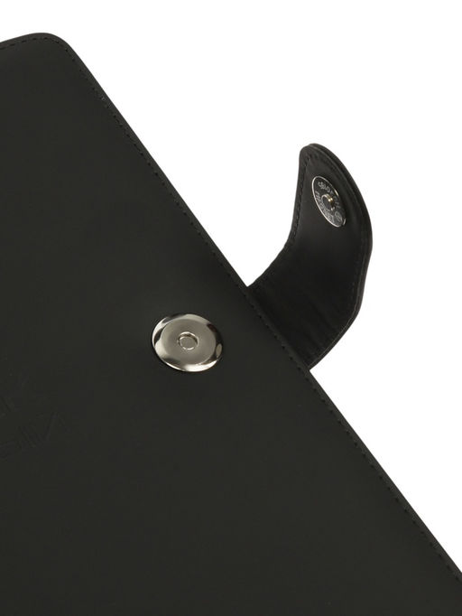 Дневник школьный 1-11 класс, ляссе, обложка искусственная кожа, с хлястиком, чёрный