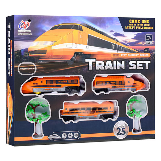 Железная дорога "Train set-1" в коробке