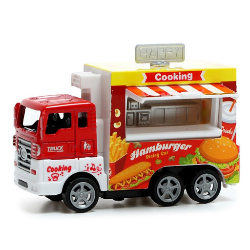 Машина металлическая Закусочная, инерция, МИКС - Simaland фото 4