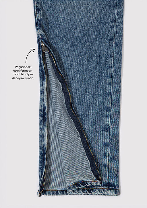 Michael All Blue Adaptive Indigo Mavisi Comfort Jean Pantolon  фото 4