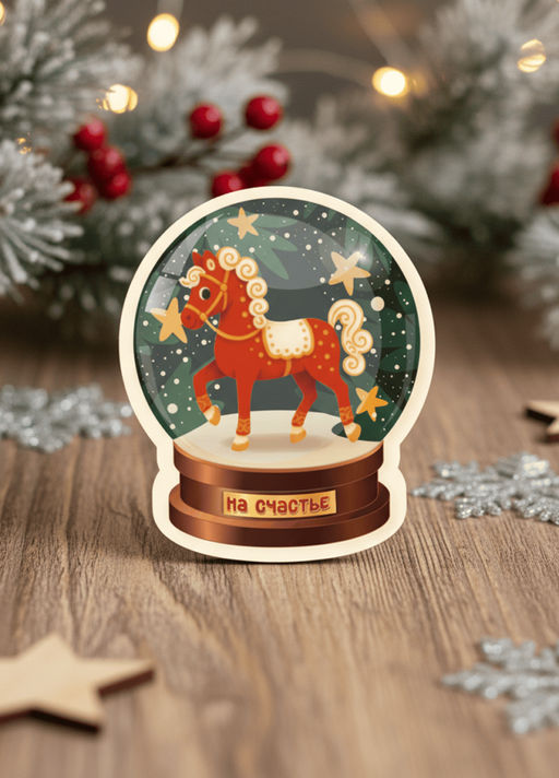 Магнит из дерева iLikeGift "На счастье"