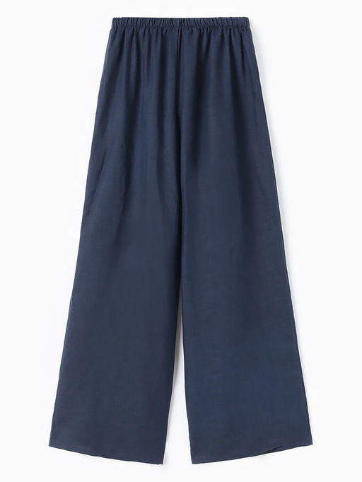 Брюки женские oversize MINAKU: Safari, синие, размер 42