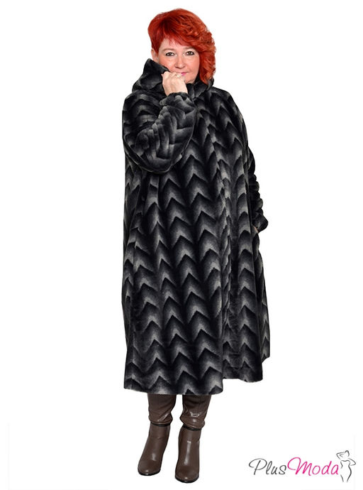 Парка Модель №1491 размеры 44-84 - Plusmoda фото 12