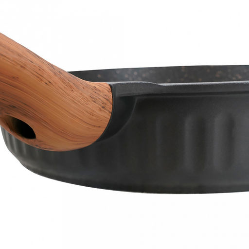 Сковорода с тефлоновым покрытием д28см "Stella", h6,5см, s0,32см, дно д26см, s0,4см, ручка из термостойкого пластика, стеклянная крышка, ristretto (Россия)