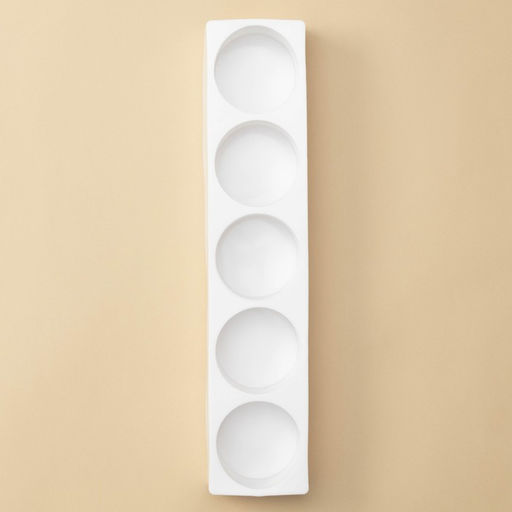 Форма для муссовых десертов и выпечки KONFINETTA Круг, 39?8?4,7 см, 5 ячеек d=7,2 см, цвет белый  фото 3