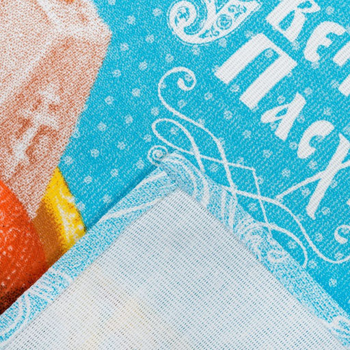 Полотенце пасхальное Доляна Светлой пасхи 35х602 см, 100% хл, рогожка 162г/м2  фото 4