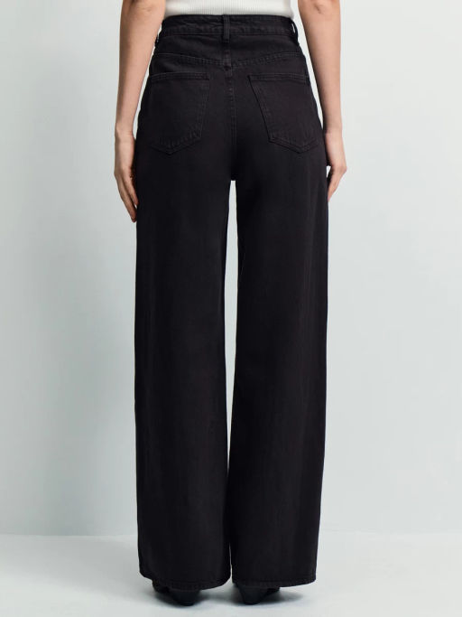 Джинсы wide leg с высокой посадкой / Zarina  фото 4