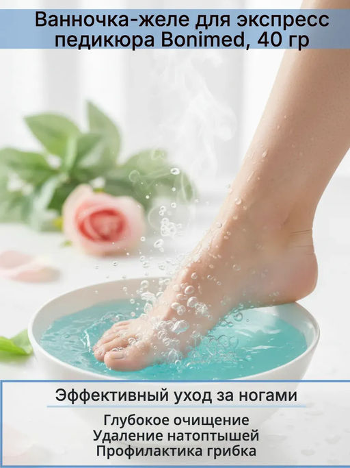 Ванночка-желе для ног BONIMED, 40 г фото 4