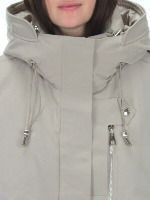 C223 GRAY/BEIGE Куртка зимняя женская (200 гр. холлофайбера) - Fashion фото 11