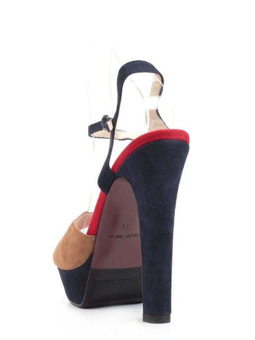 06-87AS COMPIEXION/BLUE Туфли женские (натуральная замша)