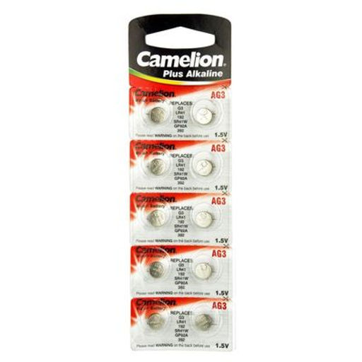 Элемент питания "Camelion" алкалиновый AG03/392А (уп.блистер 10шт.)