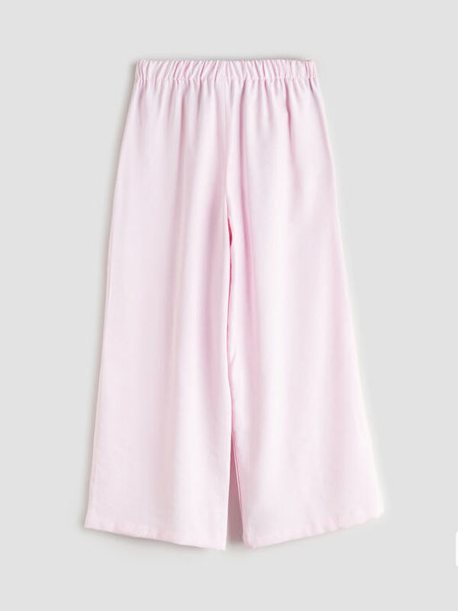 Beli Lastikli Pileli K?z ?ocuk Pantolon