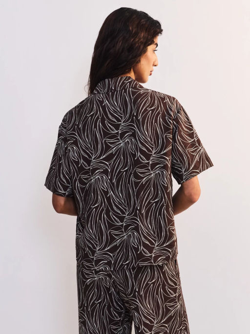 Вискозная блуза с принтом ZR2605012014-256 / Zarina