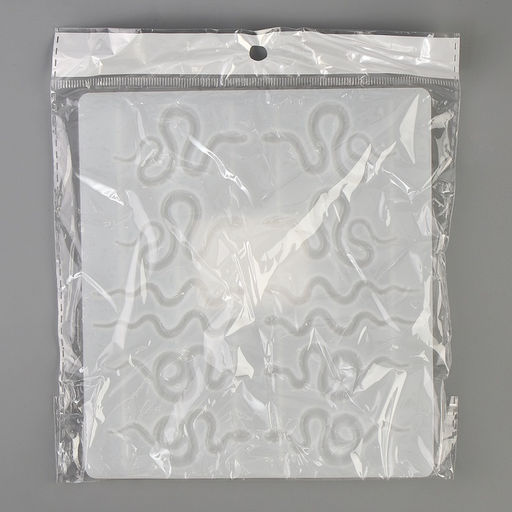 Молд силиконовый «Змейки» 16,5 х 14,8 х 1 см