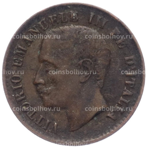 Монета 1 чентезимо 1905 года Италия