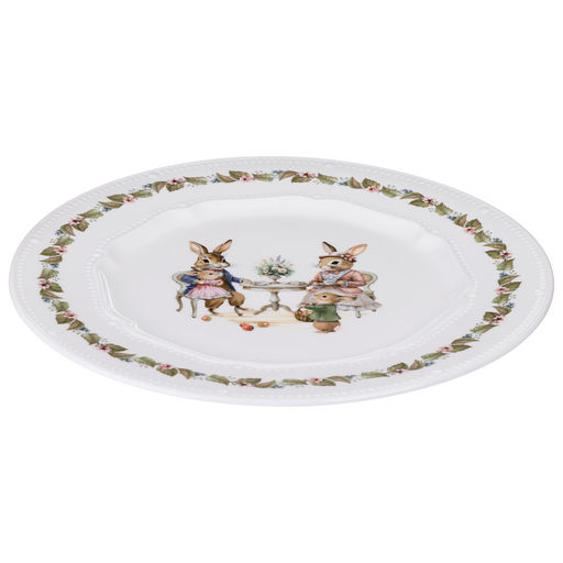 ТАРЕЛКА ОБЕДЕННАЯ LEFARD RABBITS FAMILY 25,5 СМ  фото 4