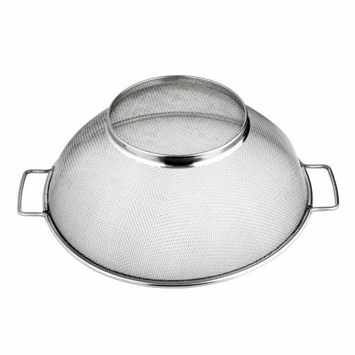 Сито-дуршлаг с ручками LARA 26см, полиров. нерж. сталь (LR03-51)  фото 6