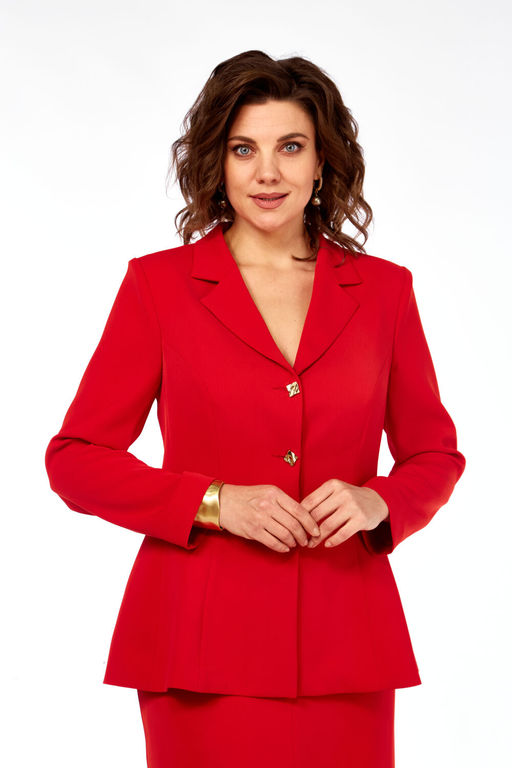 Костюм Olga Style С985 красный  фото 3