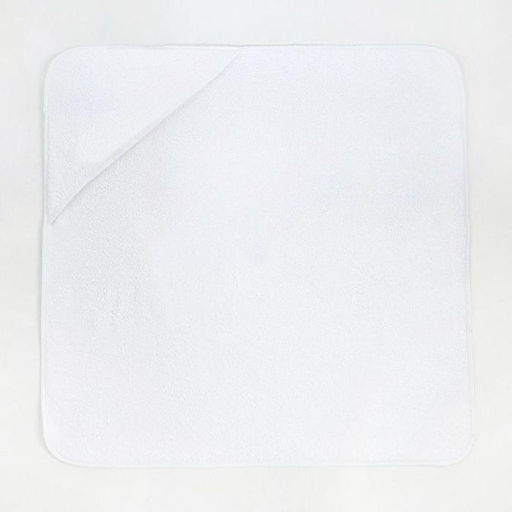 Полотенце-уголок махровый Крошка Я 85х85 см, цвет молочный, 340 г/м, 100% хлопок  фото 8