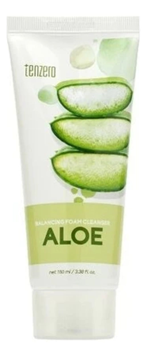 Пенка для умывания с экстрактом алоэ вера TENZERO Balancing Foam Cleanser Aloe , 100g