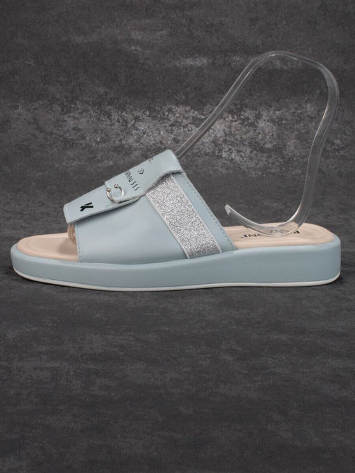 08-PED122-3 LIGHT BLUE Босоножки женские (натуральная кожа)