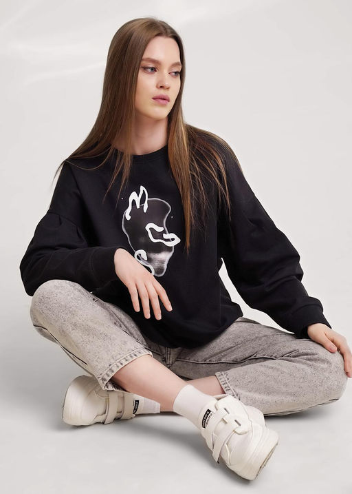 Джемпер Антрацит - Clever wear фото 3