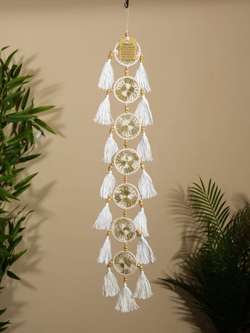 Ловец снов, 6×70 см, белый с зелёным