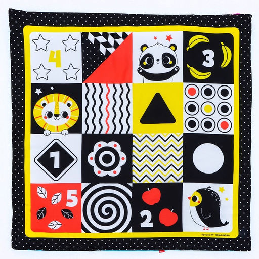 Развивающий коврик с дугами по мтеодике Гленна Домана, 85х85 см, Крошка Я  фото 3