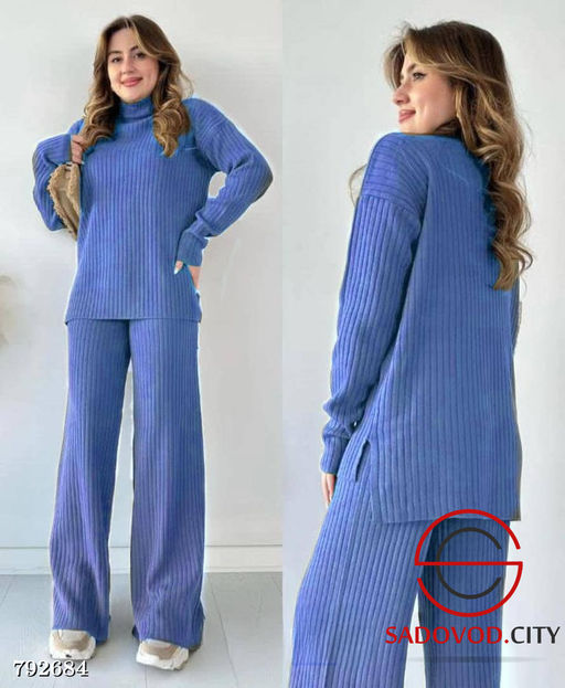 Женский вязанный костюм двойка - Bruno фото 5