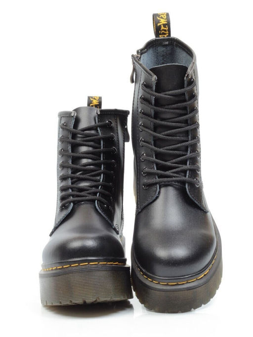 01-B6020-1 BLACK Ботинки демисезонные женские (натуральная кожа)