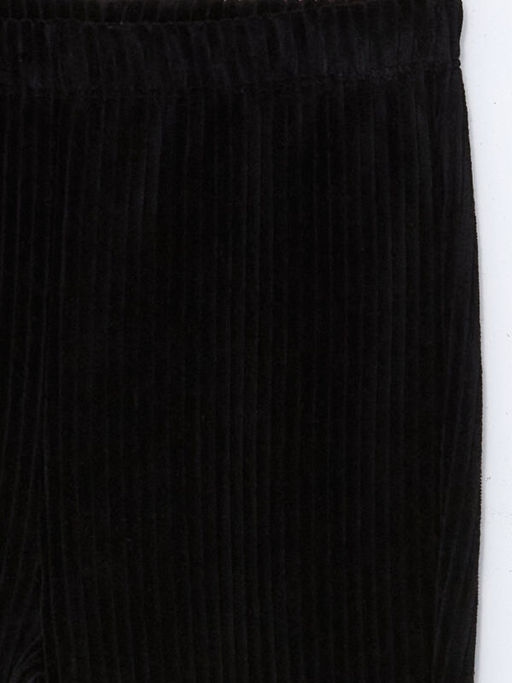 Beli Lastikli ?spanyol Pa?a Kadife K?z ?ocuk Tayt - Waikiki фото 4