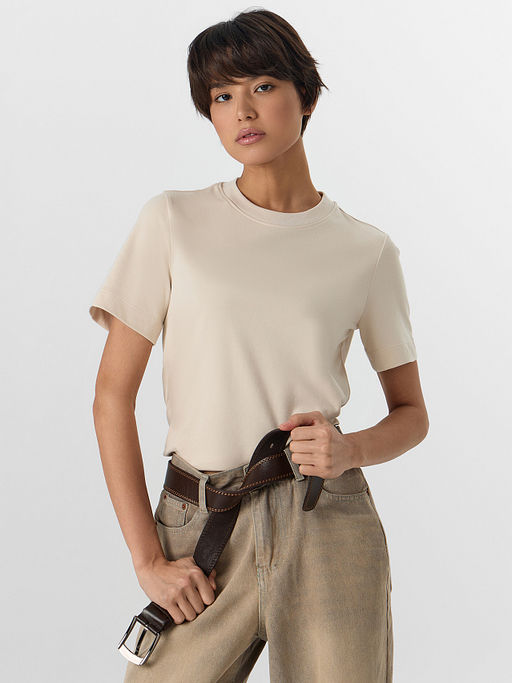 Футболка женская бежевая - Mark formelle фото 5