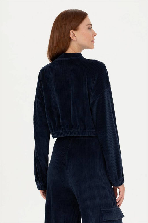 Женский темно-синий свитшот - U.s. polo assn фото 12