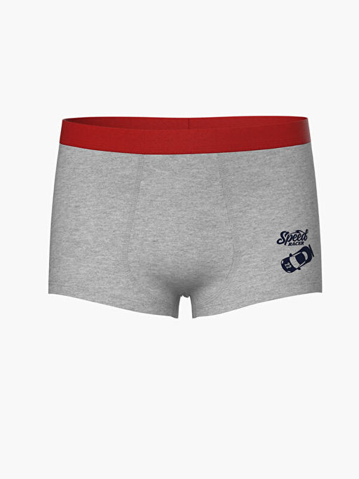 Bask?l? Erkek ?ocuk Boxer 3l? - Waikiki фото 3