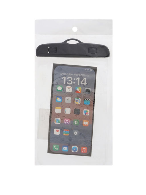 Водонепроницаемый чехол для телефона, размер 20×11 см, чёрный