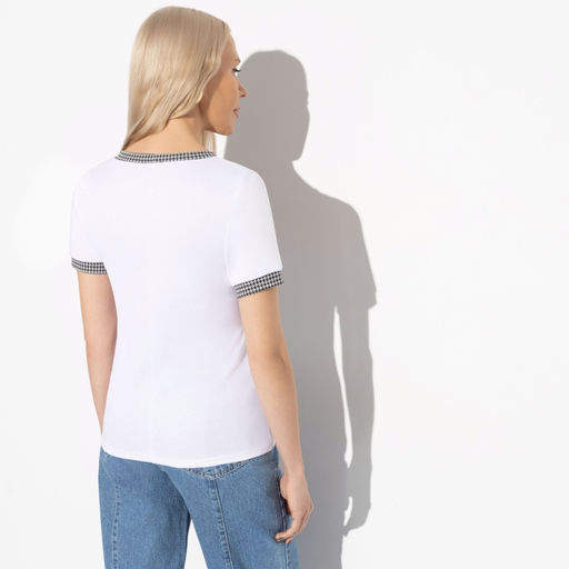 Футболка из трикотажа Неповторимая ты (white) - Charutti фото 5