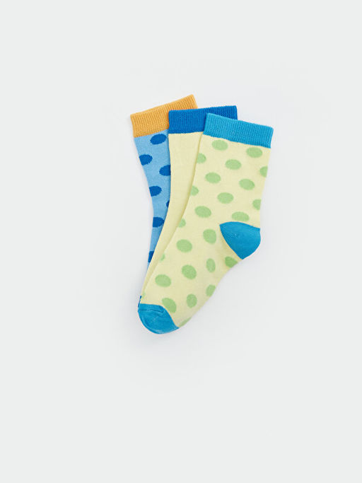 Puantiyeli K?z ?ocuk Soket ?orap 3l? - Waikiki фото 2