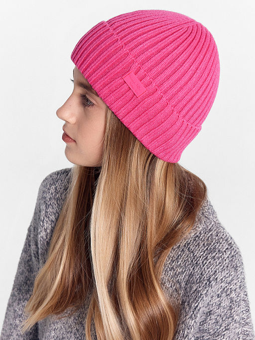 Шапка для девочек розовая - Mark formelle фото 8