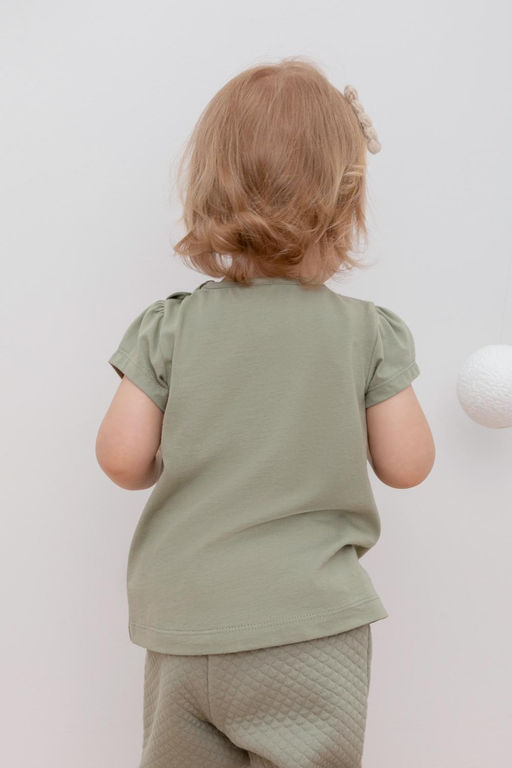 КР 302260/оливковый хаки к435 фуфайка д/дев яс