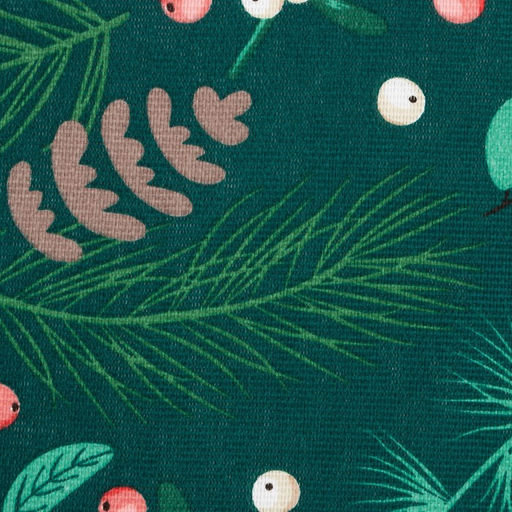 Полотенце новогоднее Доляна Needles 35х60 см, 100% хл, рогожка 164 г/м2 фото 4